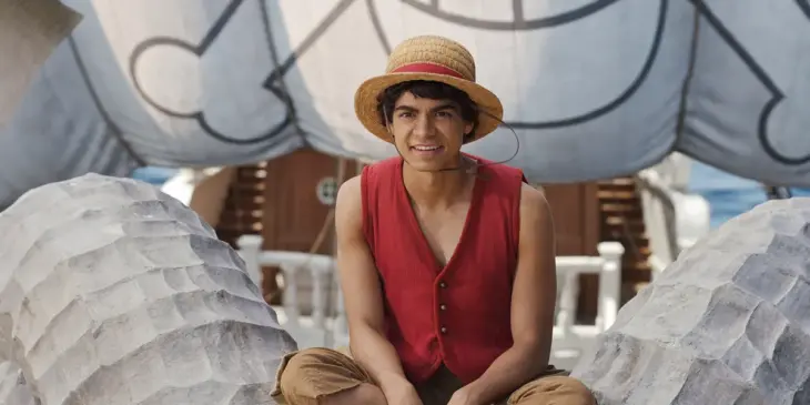 Iñaki Godoy como Luffy em cena da 2ª temporada de One Piece: A Série