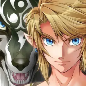Link em capa do Volume 1 de The Legend of Zelda: Twilight Princess