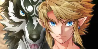 Link em capa do Volume 1 de The Legend of Zelda: Twilight Princess