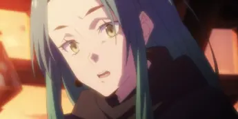 Yura em cena do filme That Time I Got Reincarnated as a Slime o Filme: Lágrimas do mar azul-celeste
