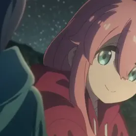 Cena da 4ª temporada de Laid-Back Camp