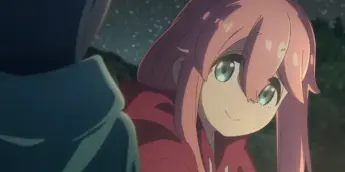 Cena da 4ª temporada de Laid-Back Camp
