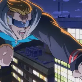Captain Celebrity em cena do Episódio 22 de My Hero Academia: Vigilantes