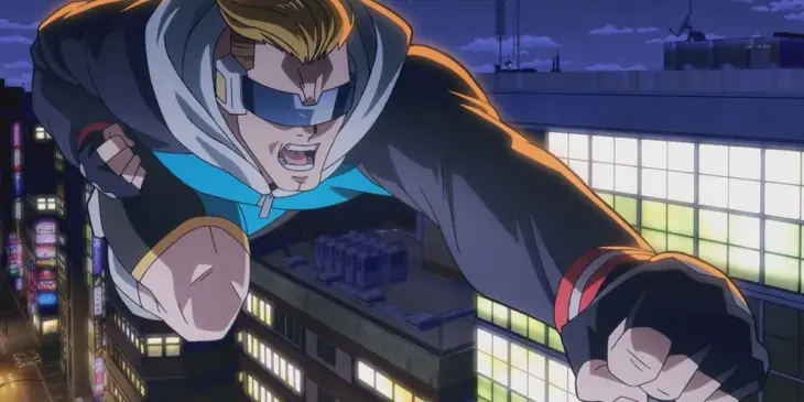 Captain Celebrity em cena do Episódio 22 de My Hero Academia: Vigilantes