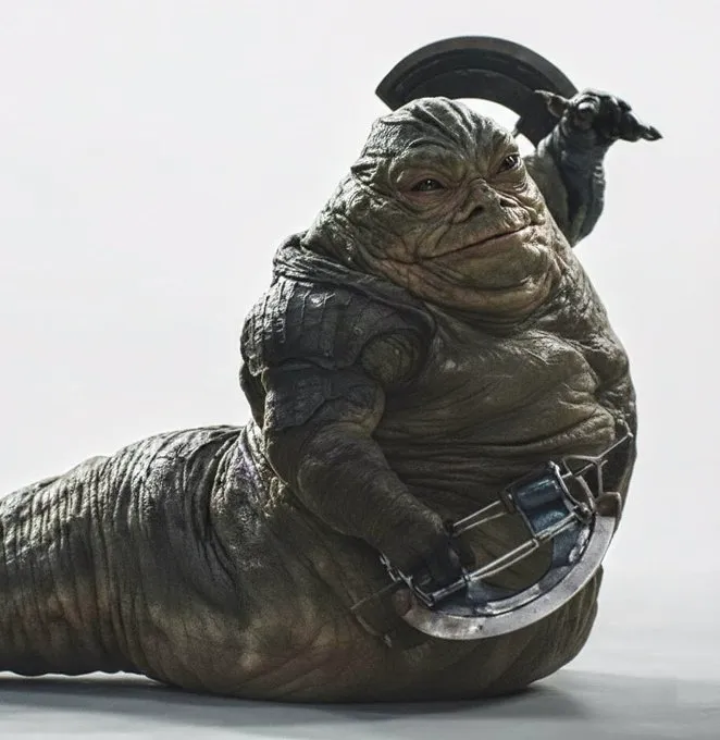 Rotta the Hutt (Jeremy Allen White) em O Mandaloriano e Grogu