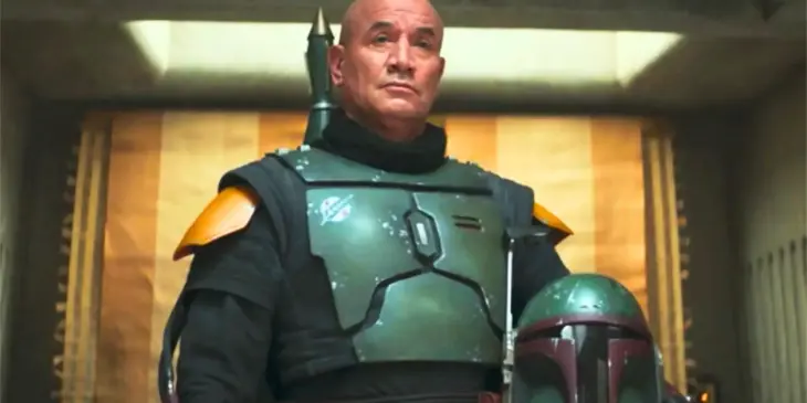 Temuera Morrison em visual de Boba Fett na saga Star Wars