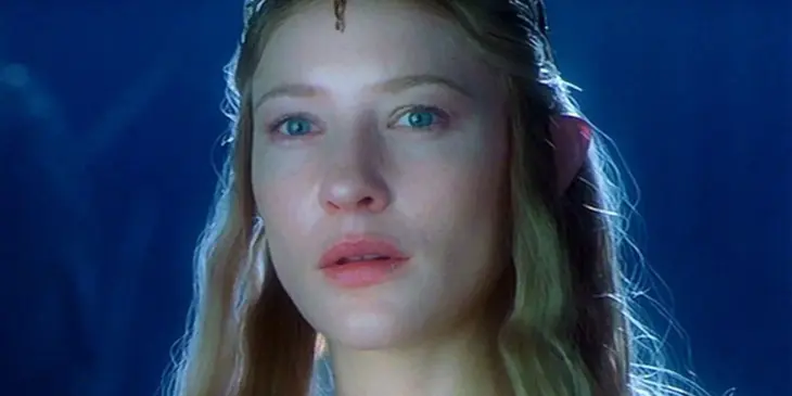 Galadriel em filme de O Senhor dos Anéis