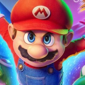 Mario em ação em Super Mario Galaxy O Filme