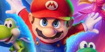 Mario em ação em Super Mario Galaxy O Filme