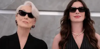 Meryl Streep e Anne Hathaway como Miranda e Andrea em O Diabo Veste Prada 2