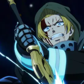 Arthur em cena do Episódio 21 da temporada final de Fire Force