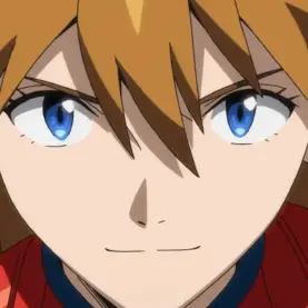 Asuka em cena do curta animado em celebração ao 30º aniversário de Neon Genesis Evangelion