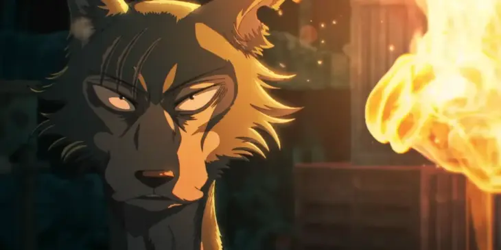 Legoshi na abertura da Parte 2 da temporada final de BEASTARS: O Lobo Bom