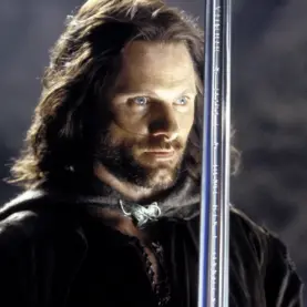 Viggo Mortensen como Aragorn em O Senhor dos Anéis