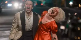 Christian Bale e Jessie Buckley em A Noiva!