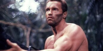 Arnold Schwarzenegger em filme original de Predador