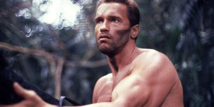 Arnold Schwarzenegger em filme original de Predador