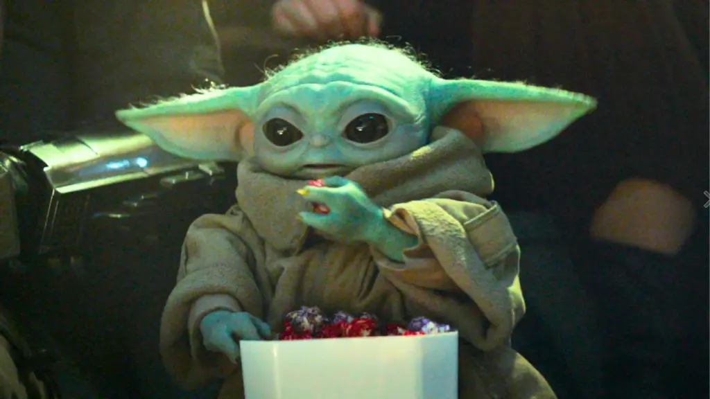 Baby Yoda em O Mandaloriano e Grogu