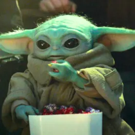 Baby Yoda em O Mandaloriano e Grogu