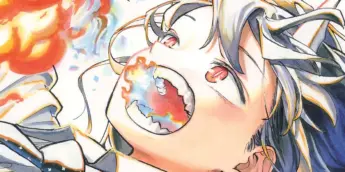 Ruri Aoki em arte de capa do Volume 2 de Ruri Dragon