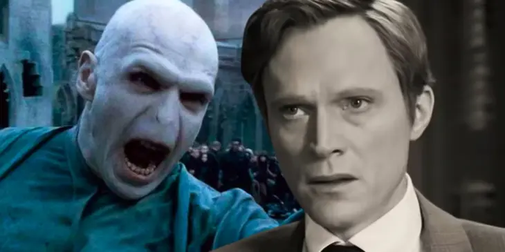 Voldemort de Harry Potter, e Paul Bettany