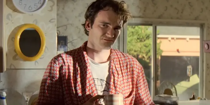 Quentin Tarantino em Pulp Fiction: Tempo de Violência