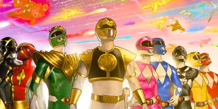 Crossover de Power Rangers nos quadrinhos