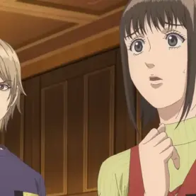 Shinichi Akiyama e Nao Kanzaki em cena de LIAR GAME
