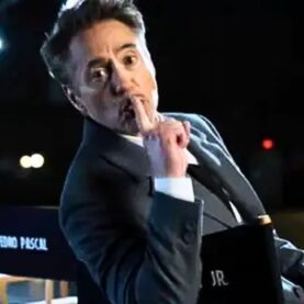 Robert Downey Jr em set de Vingadores Doutor Destino, da Marvel Studios