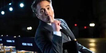 Robert Downey Jr em set de Vingadores Doutor Destino, da Marvel Studios