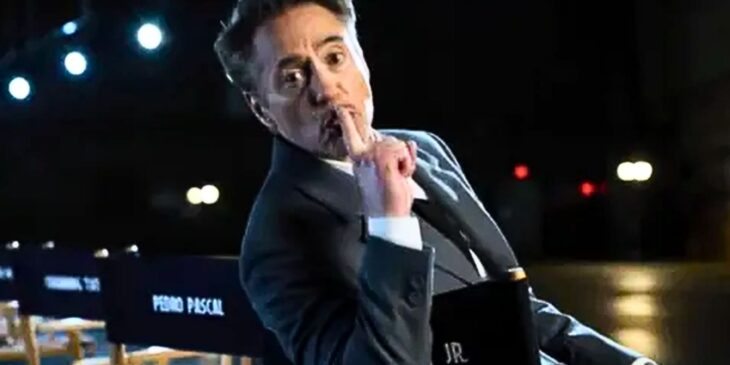 Robert Downey Jr em set de Vingadores Doutor Destino, da Marvel Studios