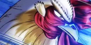 Keiji em cena da adaptação em anime de Rooster Fighter