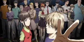 Nao Kanzaki e Shinichi Akiyama em LIAR GAME