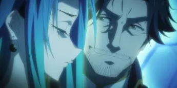 Yura e Zodon em That Time I Got Reincarnated as a Slime o Filme: Lágrimas do mar azul-celeste
