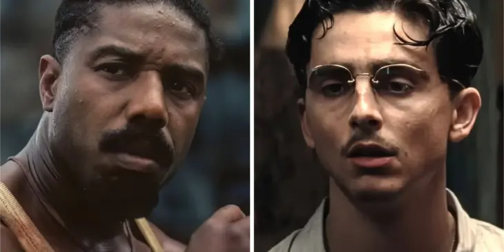 Michael B. Jordan em Pecadores e Timothée Chalamet em Marty Supreme