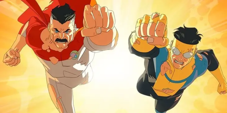 Omni-Man e Mark Grayson na 4ª temporada de Invencível