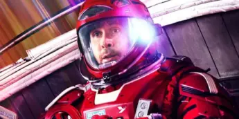 Ryan Gosling com traje de astronauta em Devoradores de Estrelas