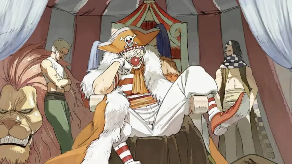 Bando do Buggy em arte conceitual de The One Piece