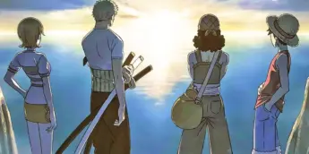 Chapéus de Palha em arte conceitual de The One Piece