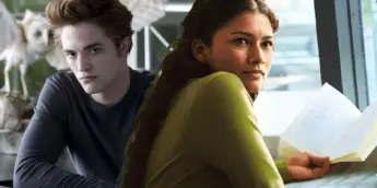 Zendaya e Robert Pattinson em Crepúsculo