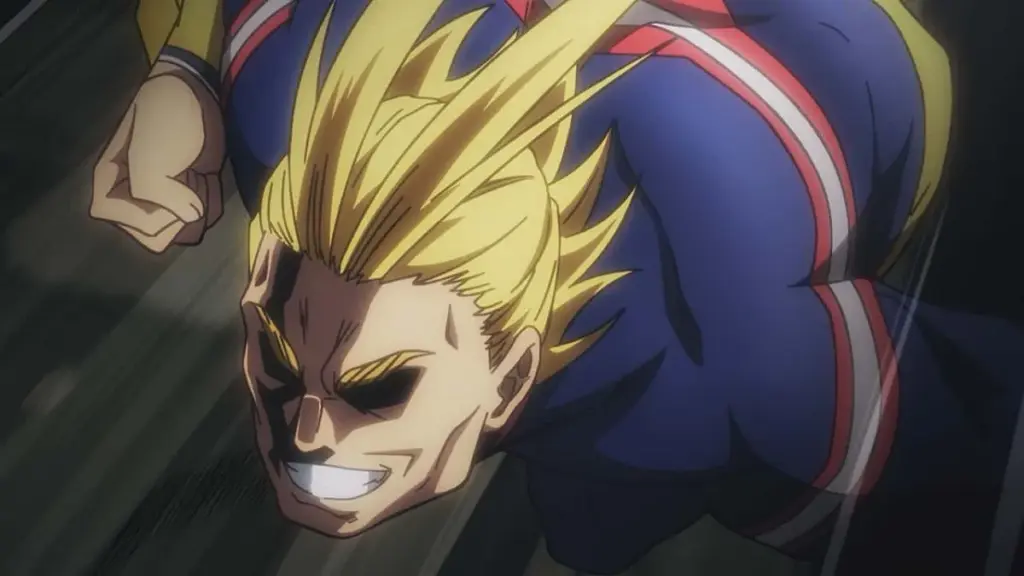 All Might em cena do Episódio 25 de My Hero Academia: Vigilantes