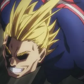 All Might em cena do Episódio 25 de My Hero Academia: Vigilantes