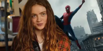 Sadie Sink e Homem-Aranha em ação em Um Novo Dia