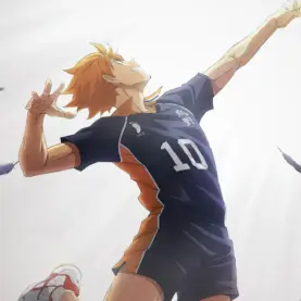 Shoyo Hinata em arte promocional de Haikyu!! ALL Challengers