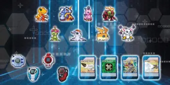 Imagens promocionais de Digimon UP