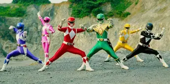 Power Rangers em combate