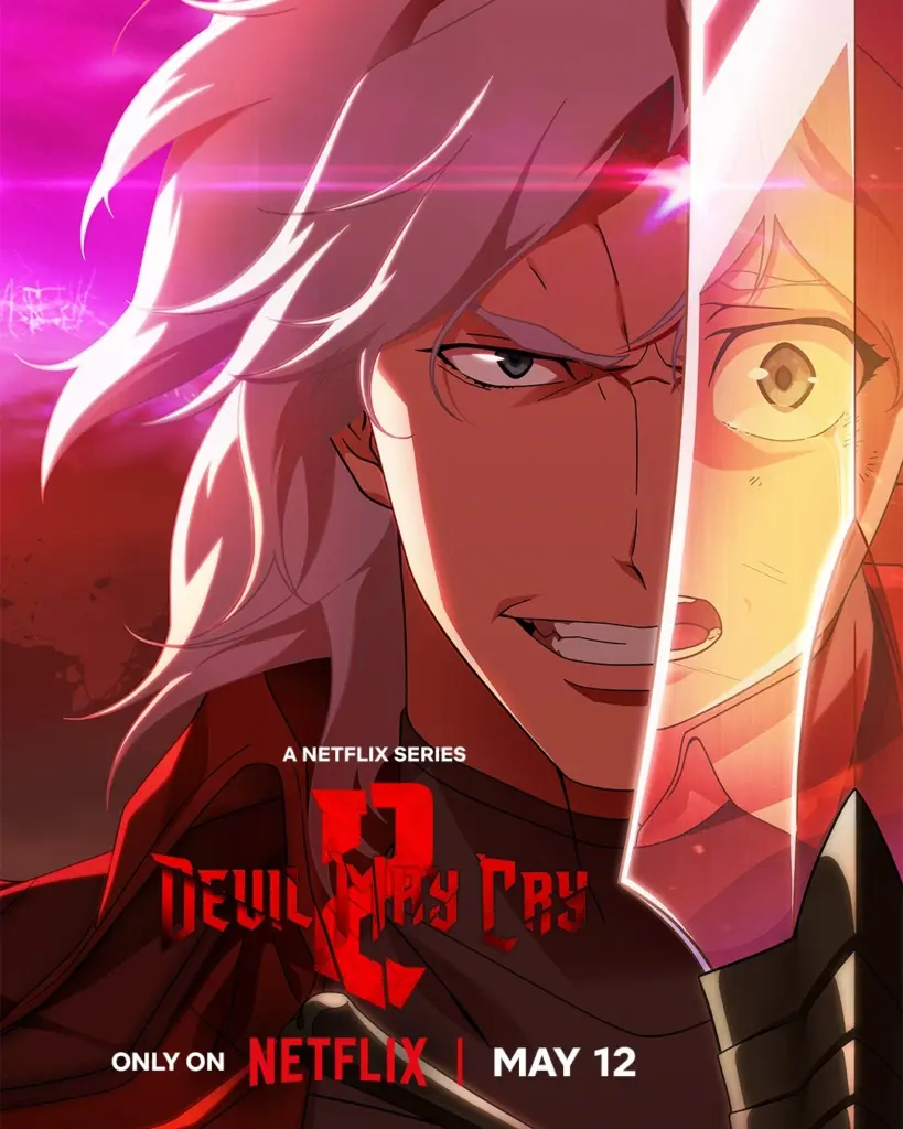 Pôster de Dante para a 2ª temporada de Devil May Cry