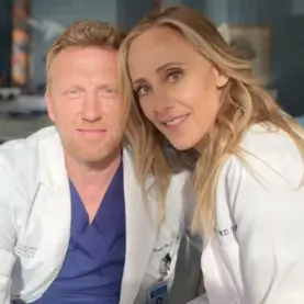 Kevin McKidd e Kim Raver em Grey's Anatomy