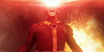 Rajada óptica do Ciclope de James Marsden em Vingadores Doutor Destino
