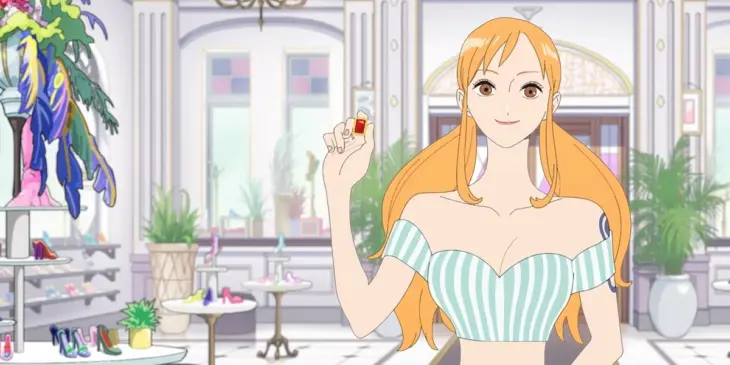 Nami em cena de One Piece: Heroines